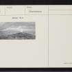 Craig A' Bhlair, NH79NW 1, Ordnance Survey index card, page number 1, Recto