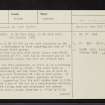 Torboll, NH79NW 8, Ordnance Survey index card, page number 1, Recto