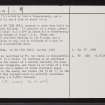 Torboll, NH79NW 14, Ordnance Survey index card, page number 2, Verso