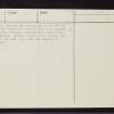 Skelbo Wood, NH79SE 4, Ordnance Survey index card, page number 2, Verso