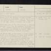 The Crask, NH79SW 1, Ordnance Survey index card, page number 1, Recto