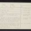 Gablon, Ospisdale, NH79SW 3, Ordnance Survey index card, page number 1, Recto