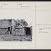 Cadboll Castle, NH87NE 4, Ordnance Survey index card, Recto