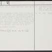 Easter Rarichie, NH87SW 6, Ordnance Survey index card, page number 5, Recto