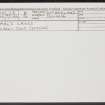 Earl's Cross, NH89SW 13, Ordnance Survey index card, Recto