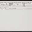 Balvattan, NH90NW 1, Ordnance Survey index card, Recto