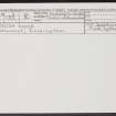 Grenish Moor, NH91NW 2, Ordnance Survey index card, Recto