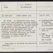 Grenish, NH91NW 5, Ordnance Survey index card, Recto