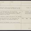 Pityoulish, NH91NW 15, Ordnance Survey index card, page number 2, Verso