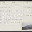 Shian Hillock, NH94NW 1, Ordnance Survey index card, Recto