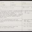 Belivat, NH94NW 2, Ordnance Survey index card, Recto