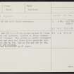 Carn Na Caillich, NH94SW 6, Ordnance Survey index card, Recto