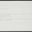 Carn Na Caillich, NH94SW 6, Ordnance Survey index card, Recto