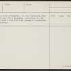 Muckle Burn, NH95NE 2, Ordnance Survey index card, page number 2, Verso