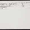 Bothwells, NH95SE 19, Ordnance Survey index card, Recto