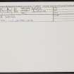 Arr Wood, NH95SW 4, Ordnance Survey index card, Recto