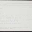 Lethen, NH95SW 9, Ordnance Survey index card, Recto