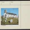Portmahomack, Tarbatness Road, Tarbat West Church, NH98SW 4, Ordnance Survey index card, Recto