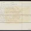 Dallasbraughty, NJ04NW 3, Ordnance Survey index card, page number 2, Verso