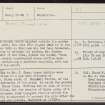 Dunphail, NJ04NW 7, Ordnance Survey index card, Recto