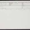 Braemoray, NJ04SW 1, Ordnance Survey index card, Recto
