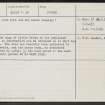 Little Cross, Forres, NJ05NW 2, Ordnance Survey index card, page number 2, Verso