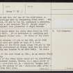 Burgie Lodge, NJ06SE 4, Ordnance Survey index card, page number 3, Recto