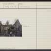 Duffus, Old Parish Church, NJ16NE 2, Ordnance Survey index card, Recto