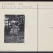 Camus's Stone, NJ16NE 24, Ordnance Survey index card, Recto
