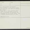 Little Conval, NJ23NE 1, Ordnance Survey index card, page number 2, Recto