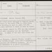 Easter Elchies, NJ24SE 13, Ordnance Survey index card, Recto