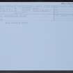 Elgin, Sheriffmill Road, Sheriffmill Bridge, NJ26SW 38, Ordnance Survey index card, Recto