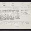 Fochabers, Boghead, NJ35NE 5, Ordnance Survey index card, page number 1, Recto
