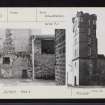 Gordon Castle, Tower, NJ35NW 10, Ordnance Survey index card, Recto
