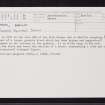 Rhynie, Barflat, NJ42NE 53, Ordnance Survey index card, Recto