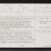 Nether Dumeath, NJ43NW 7, Ordnance Survey index card, page number 1, Recto