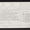 Lesmurdie, NJ43SW 3, Ordnance Survey index card, page number 1, Recto