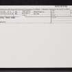 Keith, Hyde Park Tannery, NJ45SW 27, Ordnance Survey index card, Recto