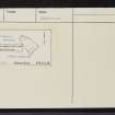 Clasholm, NJ50NE 3, Ordnance Survey index card, Recto