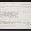 Mortlich, NJ50SW 6, Ordnance Survey index card, Recto