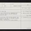 Leochel-Cushnie, NJ51SW 4, Ordnance Survey index card, Recto