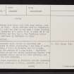 Ardlair, NJ52NE 4, Ordnance Survey index card, page number 4, Verso