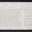 Braehead, NJ52NE 18, Ordnance Survey index card, page number 1, Recto