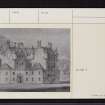 Leith Hall, NJ52NW 4, Ordnance Survey index card, Verso