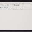 Robin's Height, NJ53NE 8, Ordnance Survey index card, Recto