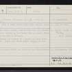 Braes Of Bucharn, NJ53NW 13, Ordnance Survey index card, Recto
