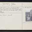 Ruthven, NJ54NW 8, Ordnance Survey index card, page number 2, Verso