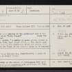 Newtongarry Hill, NJ54SE 4, Ordnance Survey index card, page number 1, Recto