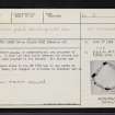 Thorax, NJ55SE 1, Ordnance Survey index card, Recto