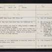 Cullen, Hospital, NJ56NW 7, Ordnance Survey index card, page number 1, Recto